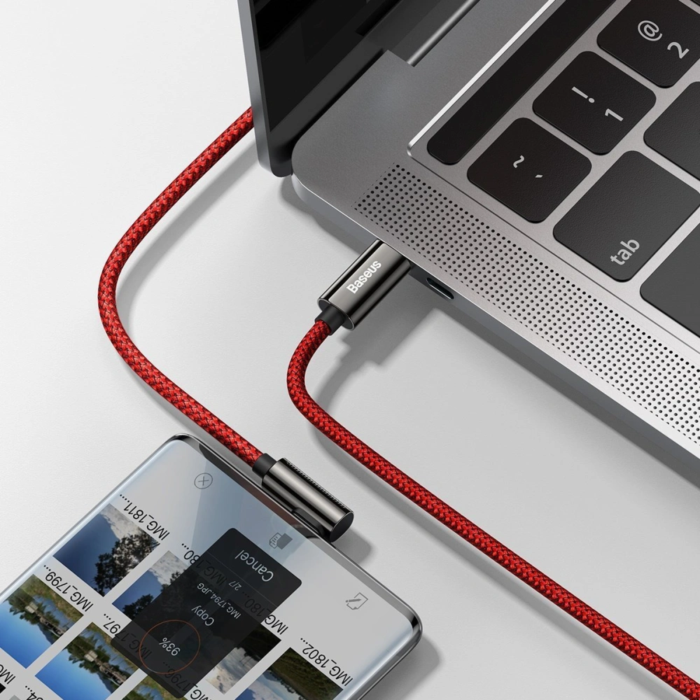Wholesale Cable USB-C to USB-C Baseus Legend Series, PD, 100W, 1m (red) - BSU2880RED - {ean13} - Hurt