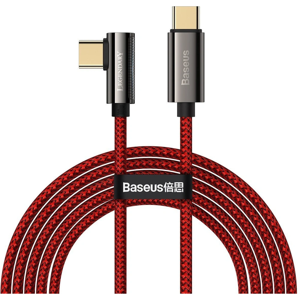 Wholesale Cable USB-C to USB-C Baseus Legend Series, PD, 100W, 2m (red) - BSU2881RED - {ean13} - Hurt