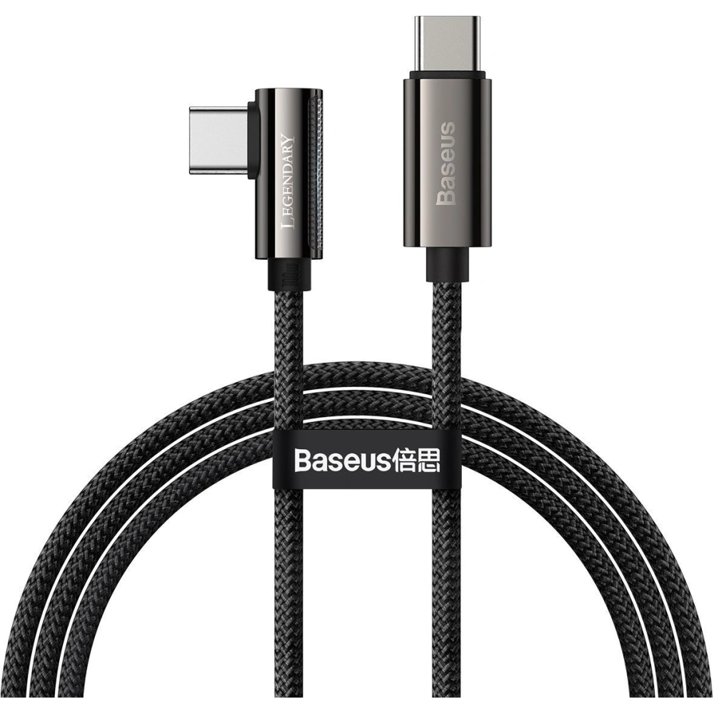 Wholesale Cable USB-C to USB-C Baseus Legend Series, PD, 100W, 1m (black) - BSU2882BLK - {ean13} - Hurt