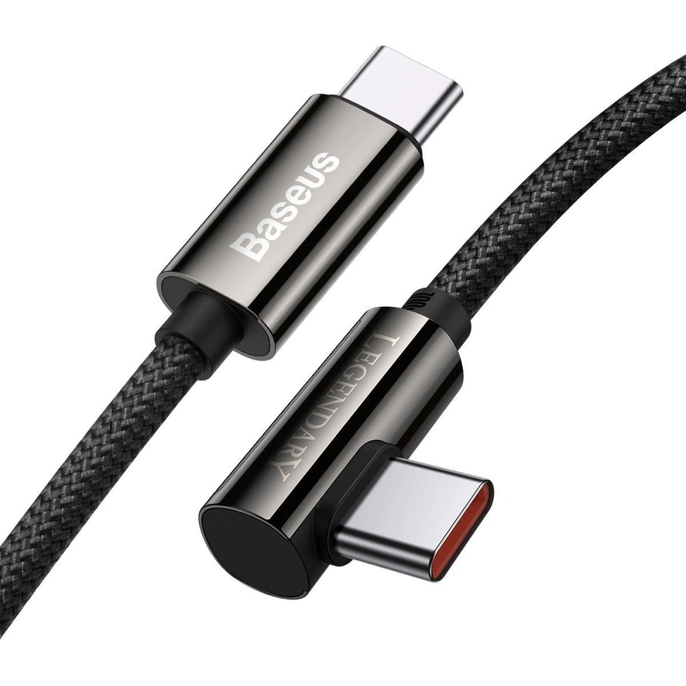 Wholesale Cable USB-C to USB-C Baseus Legend Series, PD, 100W, 1m (black) - BSU2882BLK - {ean13} - Hurt