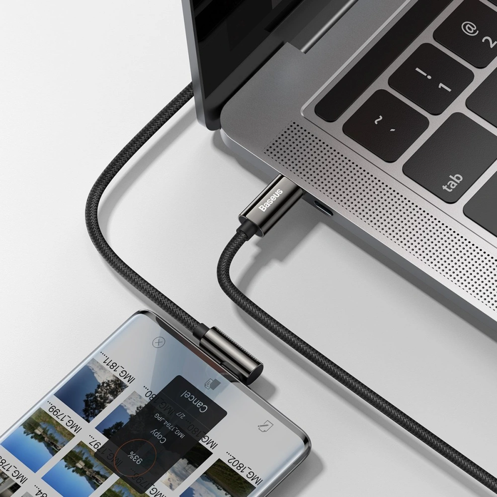 Wholesale Cable USB-C to USB-C Baseus Legend Series, PD, 100W, 1m (black) - BSU2882BLK - {ean13} - Hurt