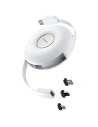Kabel USB magnetyczny Baseus Zinc 3w1 USB-C / Lightning / Micro 20W, 1m (biały)