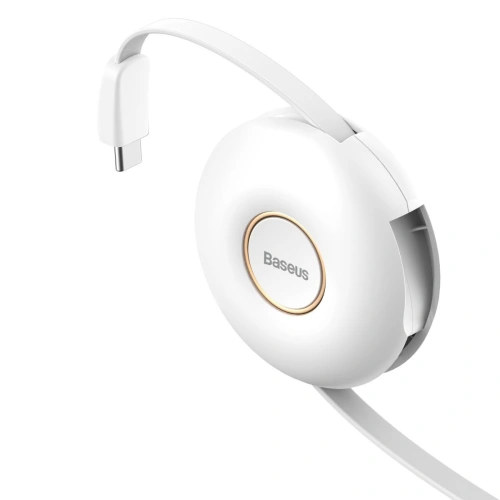 Kabel USB magnetyczny Baseus Zinc 3w1 USB-C / Lightning / Micro 20W, 1m (biały)