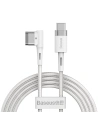 Baseus Zinc Magnetic Cable, USB-C, 60W, 2m, angled (white)
