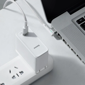 Hurtownia GSM - Kabel magnetyczny kątowy Baseus Zinc Magnetic, USB-C do MagSafe, 60W, 2m (biały) - BSU2885WHT - {ean13} - Hurt