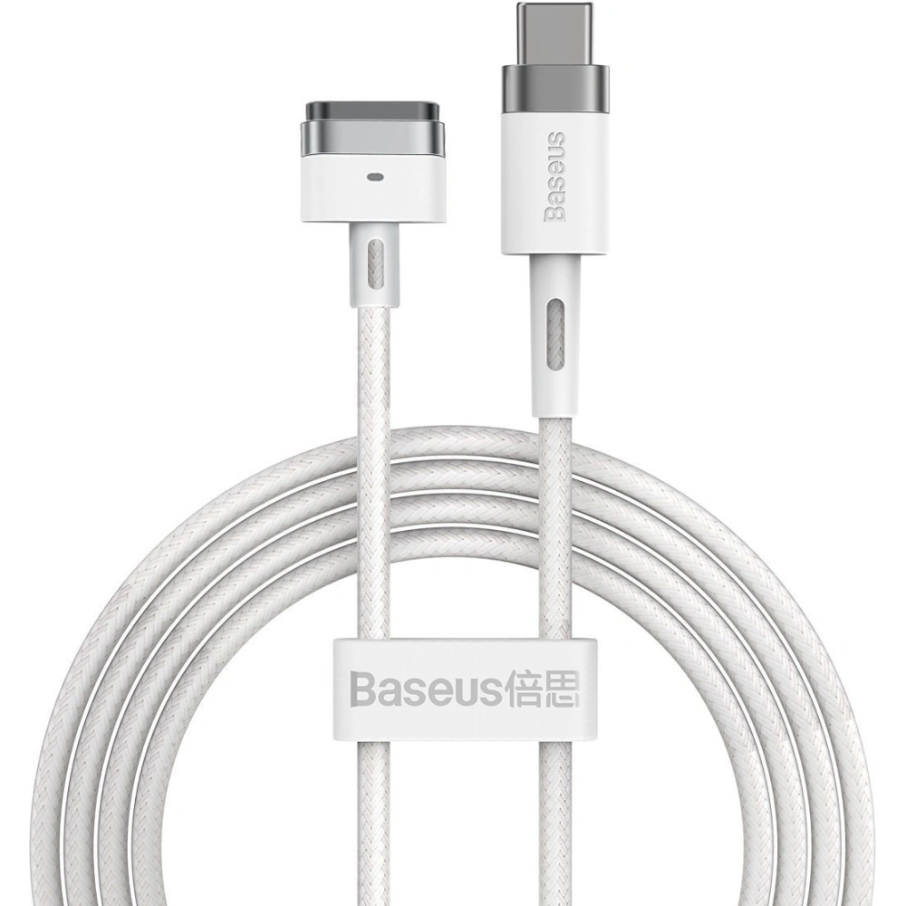 Hurtownia GSM - Kabel magnetický Baseus Zinc Magnetic, USB-C do MagSafe, 60W, 2m (bílý) - BSU2886WHT - {ean13} - Hurt