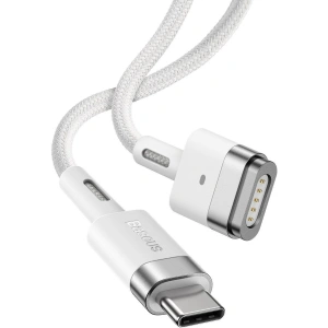 Hurtownia GSM - Kabel magnetyczny Baseus Zinc Magnetic, USB-C do MagSafe, 60W, 2m (biały) - BSU2886WHT - {ean13} - Hurt