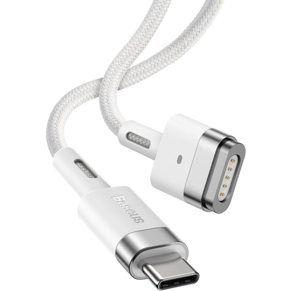 Hurtownia GSM - Kabel magnetický Baseus Zinc Magnetic, USB-C do MagSafe, 60W, 2m (bílý) - BSU2886WHT - {ean13} - Hurt
