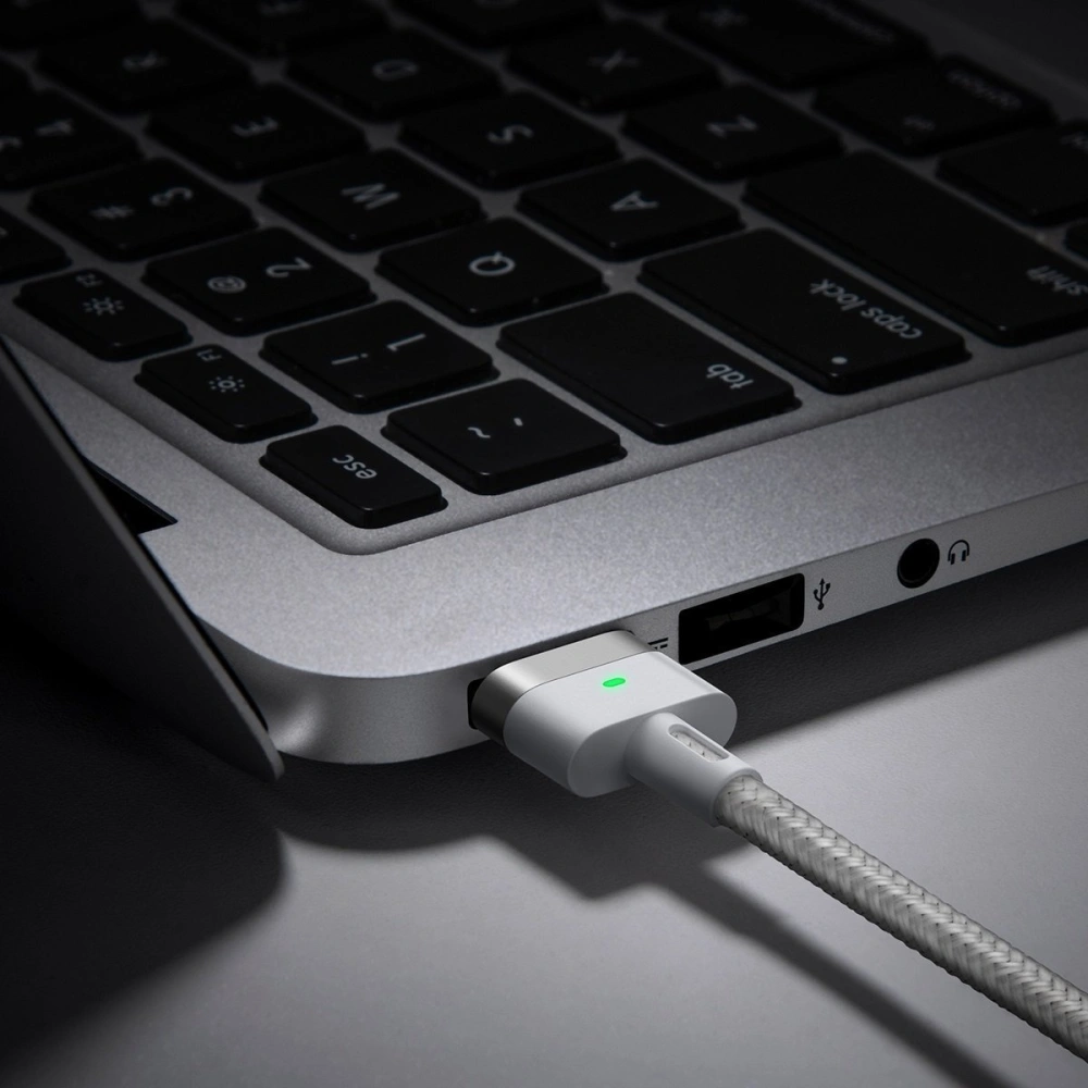 Hurtownia GSM - Kabel magnetický Baseus Zinc Magnetic, USB-C do MagSafe, 60W, 2m (bílý) - BSU2886WHT - {ean13} - Hurt