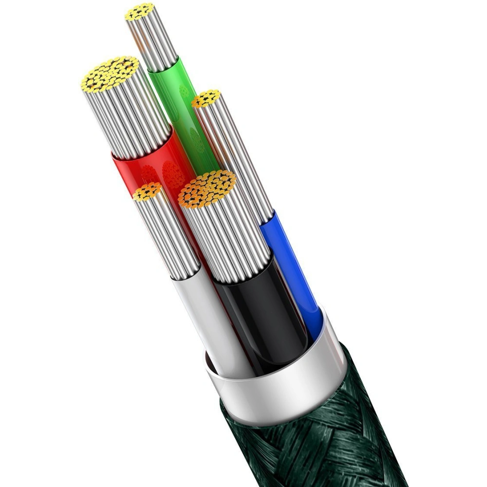 USB-C cable for Lightning Baseus Display, PD, 20W, 2m (green)