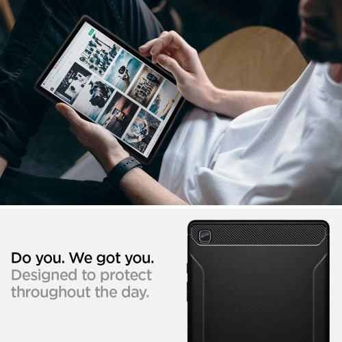 Etui Spigen Rugged Armor Samsung Galaxy Tab A7 10.4 Matte Black
