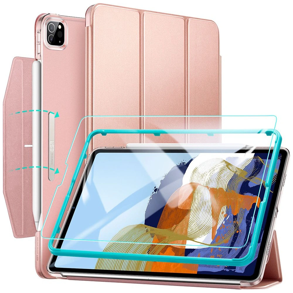 Hurtownia GSM - Case ESR Ascend Trifold Apple iPad Pro 11 2021 (3. Generation) Roségold + Glas - ESR361RS - {ean13} - Hurt