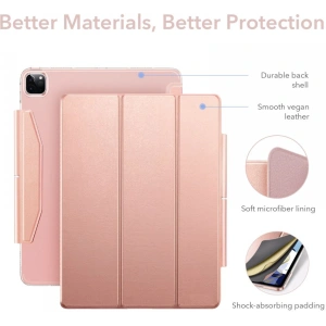 Wholesale ESR Ascend Trifold & Tempered Glass Apple iPad Pro 11 2021 (3. generacji) Rose Gold - ESR361RS - {ean13} - Hurt