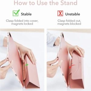 Wholesale ESR Ascend Trifold & Tempered Glass Apple iPad Pro 11 2021 (3. generacji) Rose Gold - ESR361RS - {ean13} - Hurt