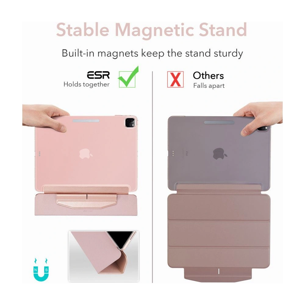 Hurtownia GSM - Case ESR Ascend Trifold Apple iPad Pro 11 2021 (3. Generation) Roségold + Glas - ESR361RS - {ean13} - Hurt