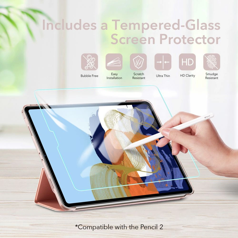 Hurtownia GSM - Case ESR Ascend Trifold Apple iPad Pro 11 2021 (3. Generation) Roségold + Glas - ESR361RS - {ean13} - Hurt
