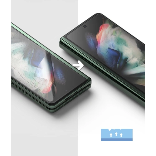 Zestaw 2 folii na ekran Samsung Galaxy Z Fold 3 - Ringke ID - Home Screen