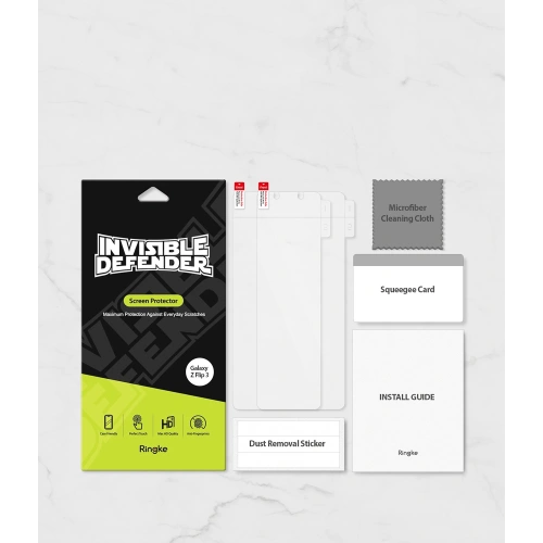 Zestaw 2 folii na ekran Samsung Galaxy Z Flip 3 - Ringke ID - Home Screen