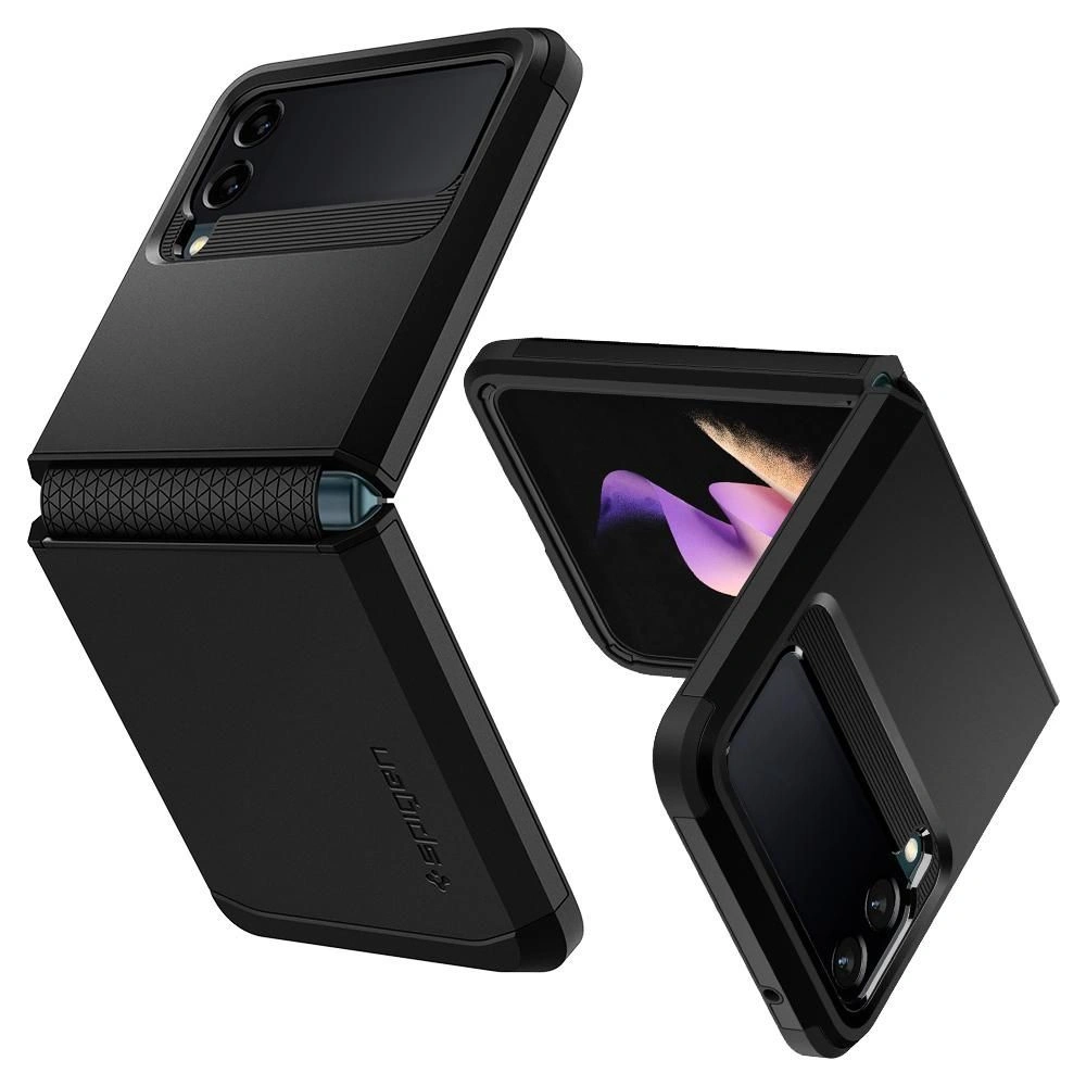 Hurtownia GSM - Etui Spigen Tough Armor Samsung Galaxy Z Flip 3 černé - SPN1681BLK - {ean13} - Hurt