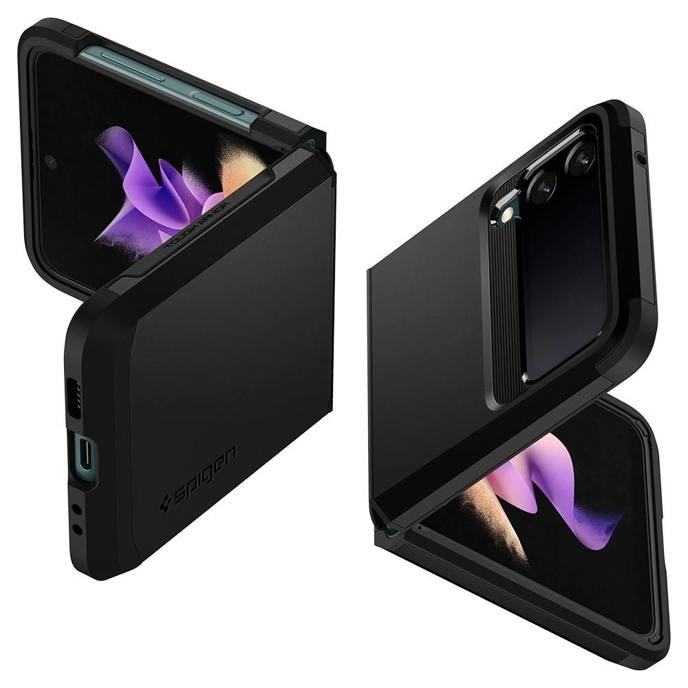 Hurtownia GSM - Etui Spigen Tough Armor Samsung Galaxy Z Flip 3 černé - SPN1681BLK - {ean13} - Hurt