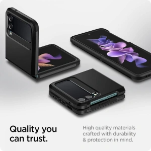Hurtownia GSM - Case Spigen Tough Armor Samsung Galaxy Z Flip 3 Schwarz - SPN1681BLK - {ean13} - Hurt