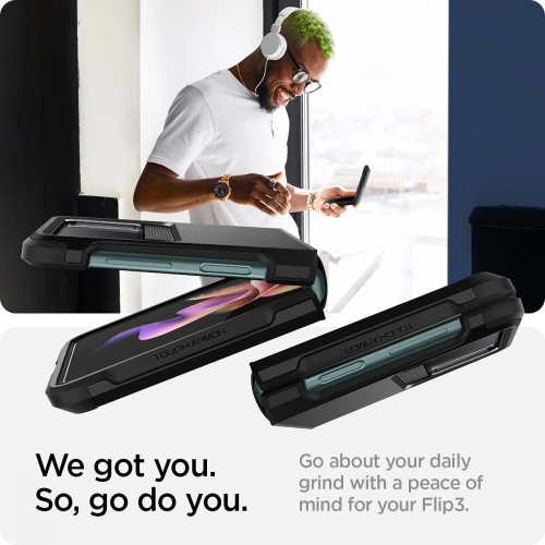 Etui Spigen Tough Armor Samsung Galaxy Z Flip 3 Black