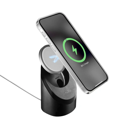 Aluminiowa podstawka PURO MagStand do ładowarki Apple MagSafe