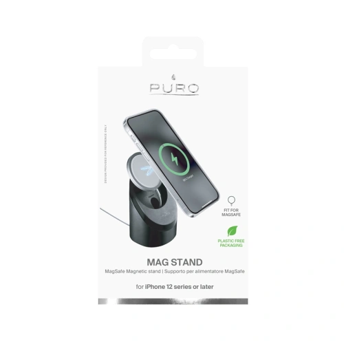 Aluminiowa podstawka PURO MagStand do ładowarki Apple MagSafe
