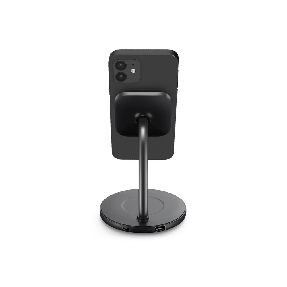 Hurtownia GSM - Podložka s bezdrátovou nabíječkou PURO Fast Charger 2in1 Mag Charging Stand - PUR447 - {ean13} - Hurt