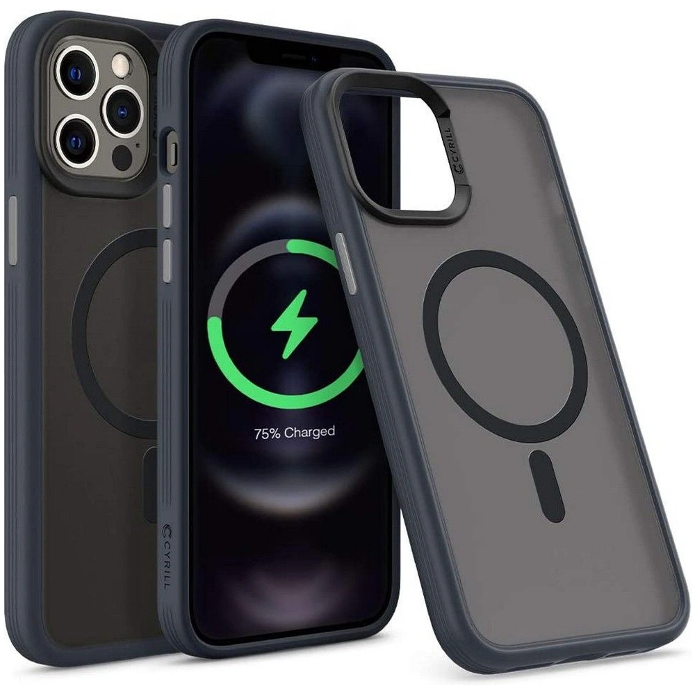 Wholesale Spigen Cyrill Color Brick Mag MagSafe Apple iPhone 12 Pro Max Graphite - SPN1683GPH - {ean13} - Hurt