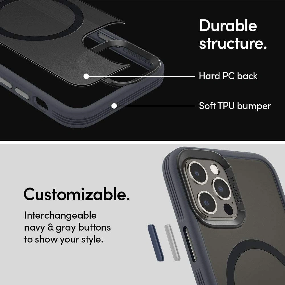 Wholesale Spigen Cyrill Color Brick Mag MagSafe Apple iPhone 12 Pro Max Graphite - SPN1683GPH - {ean13} - Hurt