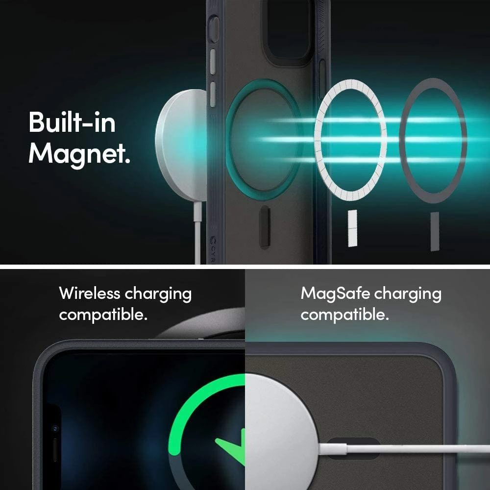 Wholesale Spigen Cyrill Color Brick Mag MagSafe Apple iPhone 12 Pro Max Graphite - SPN1683GPH - {ean13} - Hurt