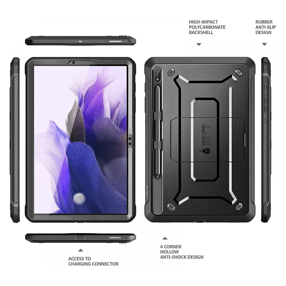 Hurtownia GSM - Etui Supcase Unicorn Beetle Pro Samsung Galaxy Tab S7 FE 5G černé - SPC182BLK - {ean13} - Hurt