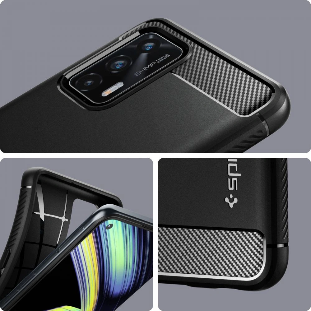 Hurtownia GSM - Etui Spigen Rugged Armor Realme GT 5G Matte Black - SPN1684BLK - {ean13} - Hurt