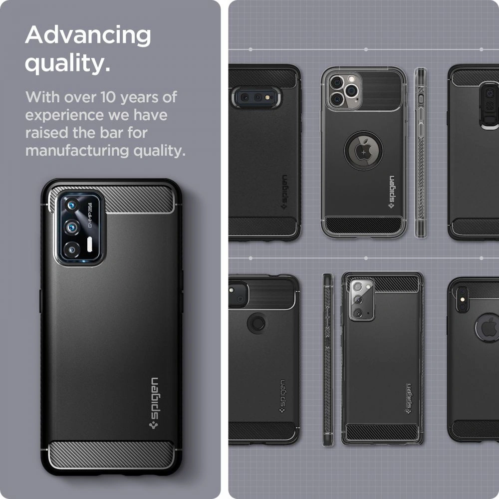 Hurtownia GSM - Etui Spigen Rugged Armor Realme GT 5G Matte Black - SPN1684BLK - {ean13} - Hurt