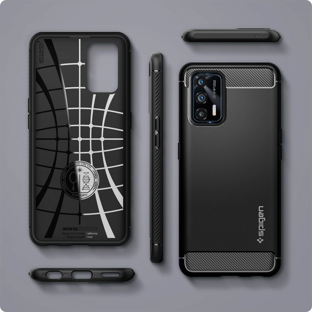 Hurtownia GSM - Etui Spigen Rugged Armor Realme GT 5G Matte Black - SPN1684BLK - {ean13} - Hurt
