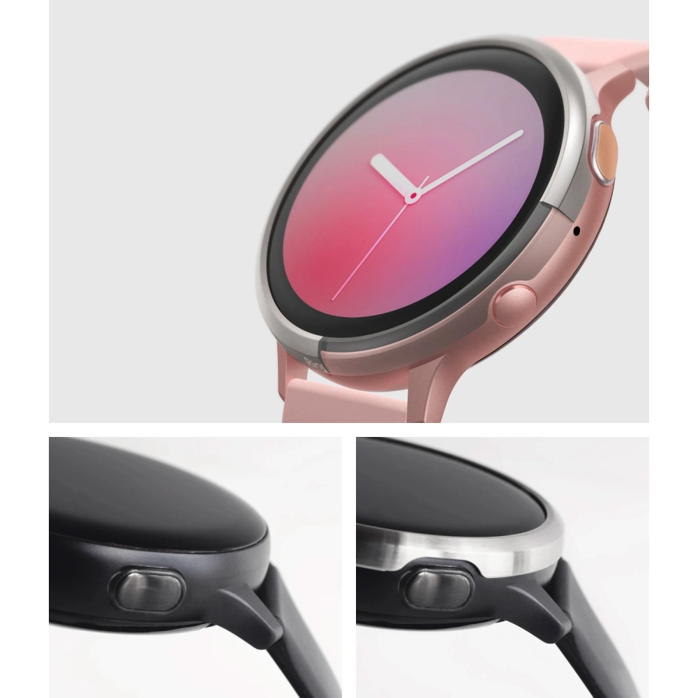 Hurtownia GSM - Nakládka Ringke Bezel Styling Samsung Galaxy Watch Active 2 40mm nerezová ocel stříbrná GWA2-40-09 - RGK1482SSLV - {ean13} - Hurt