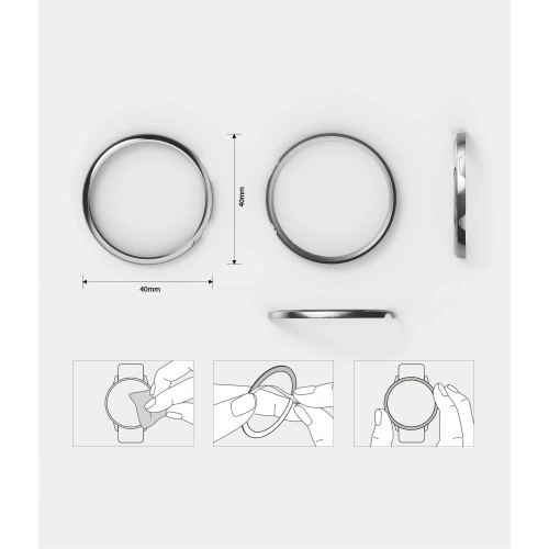 Nakładka stalowa Ringke Samsung Galaxy Watch Active 2 40mm - Home Screen