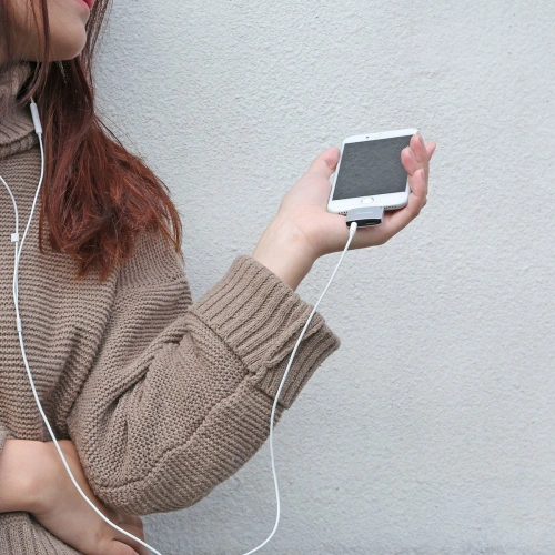 Adapter Benks Lightning - AUX Black