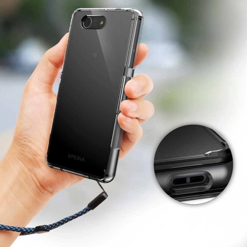 Wholesale Ringke Fusion Sony Xperia Z3 Compact Smoke Black - RGK1483SM - {ean13} - Hurt