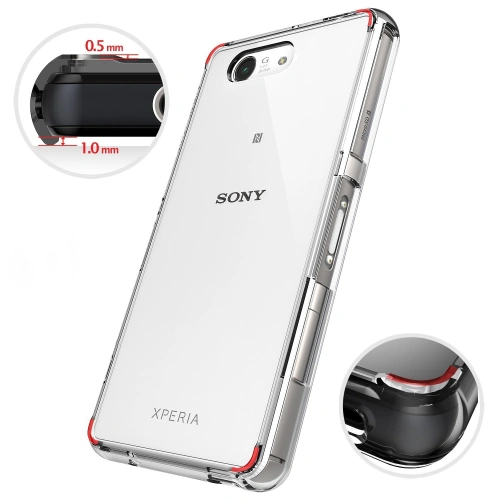 Etui Ringke Fusion Sony Xperia Z3 Compact Smoke Black