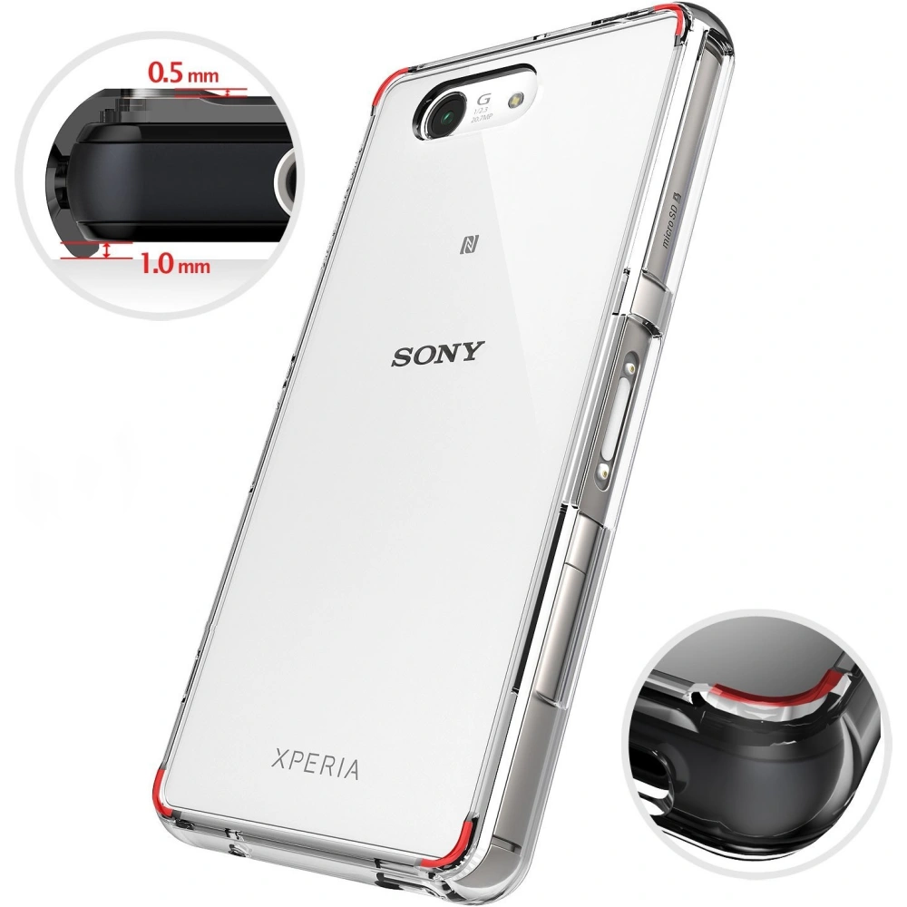 Wholesale Ringke Fusion Sony Xperia Z3 Compact Smoke Black - RGK1483SM - {ean13} - Hurt