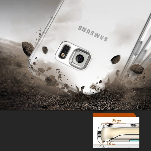 Etui Ringke Fusion Samsung Galaxy S6 Edge Plus Smoke Black