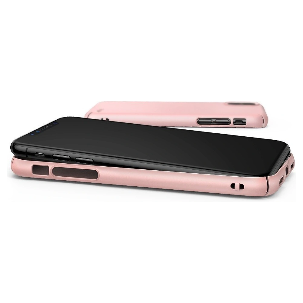 Wholesale Ringke Slim Apple iPhone X Peach Pink - RGK1485PNK - {ean13} - Hurt
