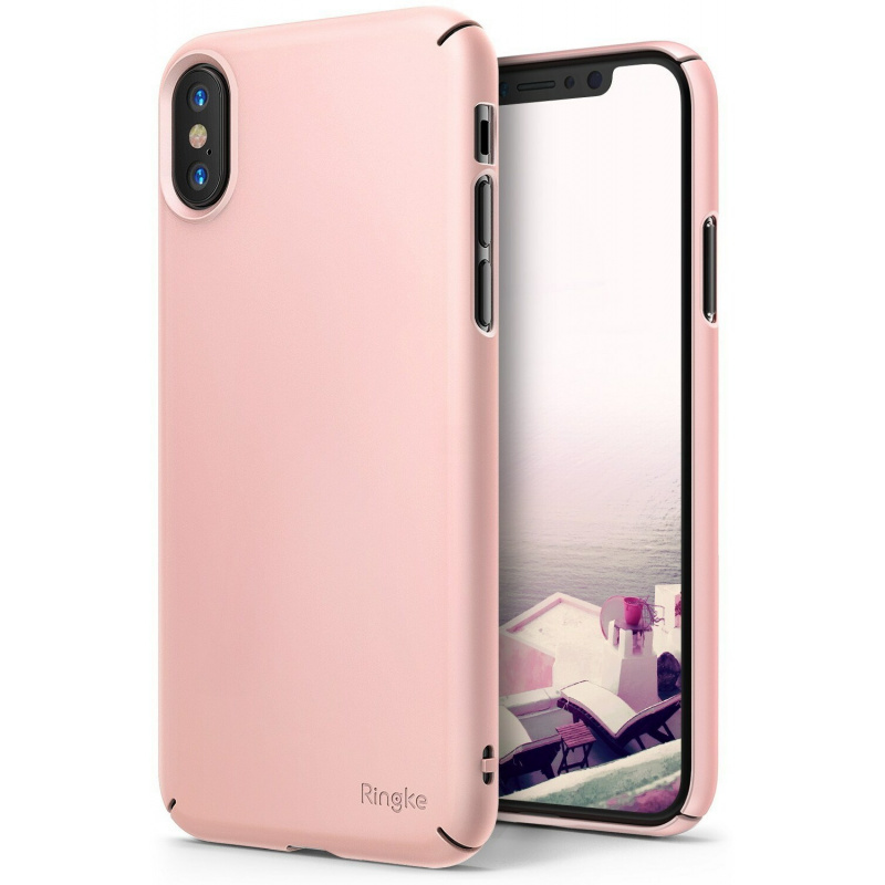 Hurtownia Ringke - 8809550345836 - RGK1485PNK - Etui Ringke Slim Apple iPhone X Peach Pink - B2B homescreen
