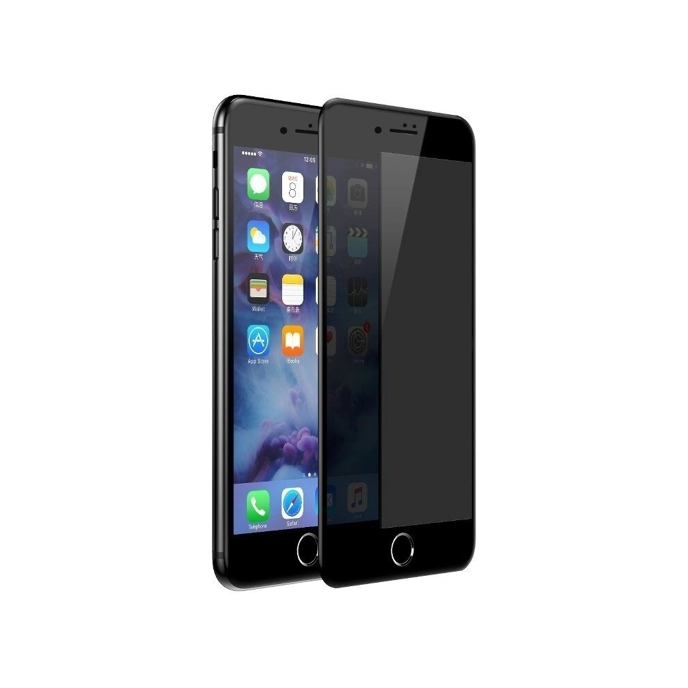 Wholesale Tempered Glass 3D Private Baseus 0.23mm Apple iPhone SE 2022/SE 2020/8/7 Black - BSU487BLK - {ean13} - Hurt