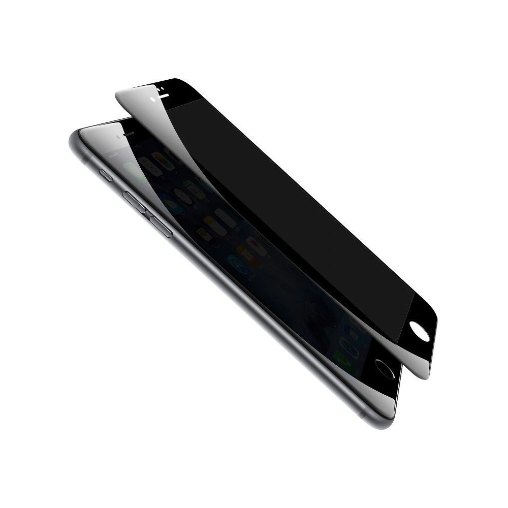 Hurtownia GSM - Tvrzené sklo 3D privatizující Baseus 0.23mm na obrazovku Apple iPhone SE 2022/SE 2020/8/7 (černé) - BSU487BLK - {ean13} - Hurt