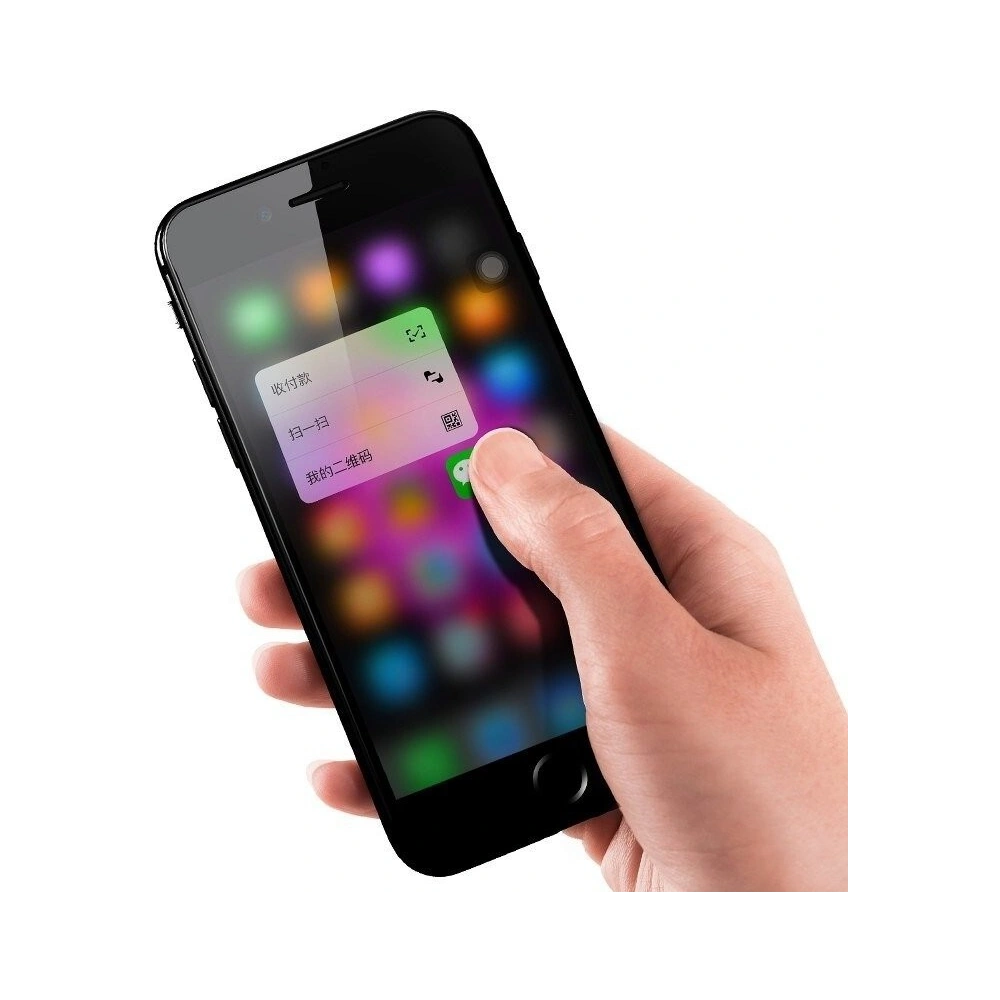 Wholesale Tempered Glass 3D Private Baseus 0.23mm Apple iPhone SE 2022/SE 2020/8/7 Black - BSU487BLK - {ean13} - Hurt