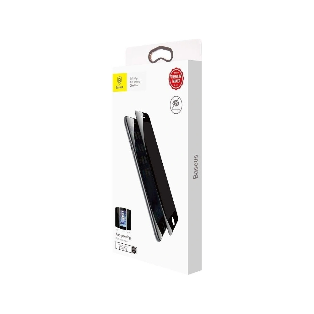Wholesale Tempered Glass 3D Private Baseus 0.23mm Apple iPhone SE 2022/SE 2020/8/7 Black - BSU487BLK - {ean13} - Hurt