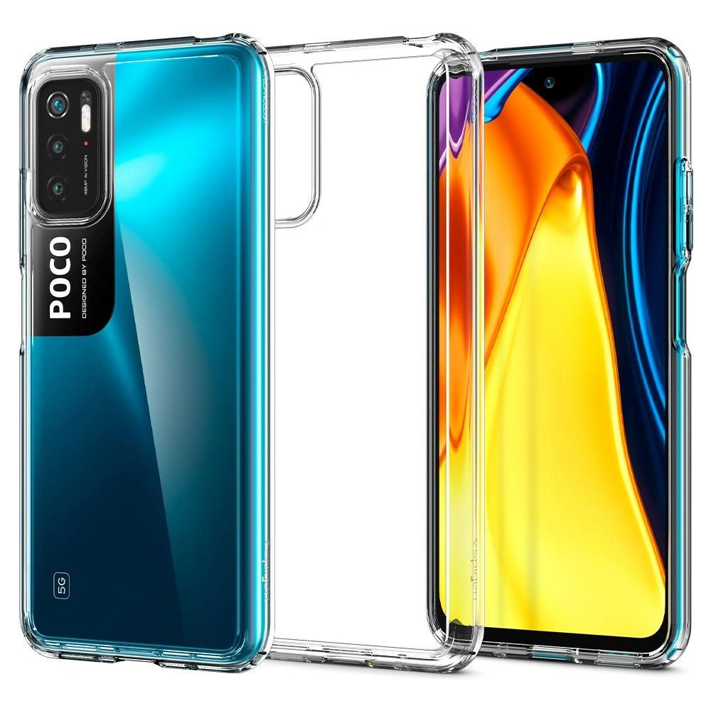 Hurtownia GSM - Etui Spigen Ultra Hybrid Pocophone M3 Pro 5G/Redmi Note 10 5G Crystal Clear - SPN1685CL - {ean13} - Hurt